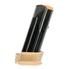 FN 20100380 509 Compact 15rd Base Pad w/Mag Sleeve 9mm Luger Black/Flat Dark Earth Steel