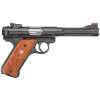 Ruger Mark IV Hunter .22 LR, 5.5" Barrel, Hi-Viz FO Red Front, Laminate, Blued, 10rd