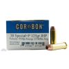 Cor-Bon 38 Special +P 125gr Self-Defense JHP 20 Rounds