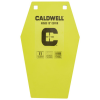 Caldwell 1116693 C 10" Coffin CP4 Yellow Powder Coat AR500 Steel Hanging