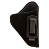 Bulldog DIP224 Deluxe IWB Black Suede Like Belt Clip Fits S&W J Frame/Taurus 85/2-2.50" Barrel Right Hand