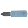 Templar Knife SMCAGB121 Sentinel Money Clip 1.88" OTF Dagger Plain Black Oxide Stonewashed Powder Coated D2 Steel Blade, 3.41" Blue Anodized Aluminum Handle
