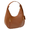 Bulldog Cases Hobo Style Shoulder Bag - Cognac