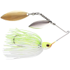 Greenfish High Class Blade Spinnerbait Double Willow Chartreuse White 3/8