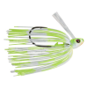 Greenfish Tackle Swim Jig Chart/White 1/4