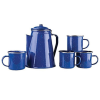 Stansport Enamel Coffee Pot w/Mugs