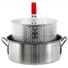 The Metal Ware Corp 10.5 Qt. Aluminum Pot With Strainer Basket