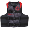 FULL THROTTLE ADULT NYLON LIFE JACKET RED/BLACK - S/M