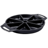 Lodge BW8WP 8 Seasoned Cast Iron Wedge Pan, Black