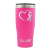 Yukon Outfitters 20oz Tumbler - Breast Cancer Shocking pink