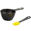 Cast Iron Melting Pot and Silicone Brush