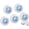 LUXPRO LP172 Waterproof Micro LED Puck Lights Adhesive Lighting 5pk