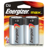Energizer Max D Alkaline Battery 2 Pack