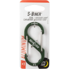 Nite Ize SBA3-08-R6 Dual Carabiner for Keys and Gear, Size #3, Olive