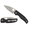 Spyderco C229GP Shaman 3.58" Folding Plain Stonewashed CPM S30V SS Blade/Black Textured G10 Handle Includes Pocket Clip