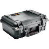 Pelican 1450000110 Protector Case Black Polypropylene Holds Handgun