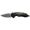 Xcaliber Knife Company Switch Blade 2.41" Folding Drop Point Plain Stainless D2 Steel Blade. 4.15" Aluminum Handle