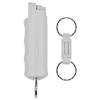 Sabre Pepper Spray Key Case .54oz Light Gray w/ QR Key Ring HC-14-LG-US