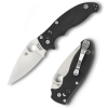 Spyderco C101GP2 C101 Manix2 Folder 3.4" CPM-S30V FG Plain Edge G10 Blk