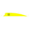 Bohning X Vane 3.5 Inch Shield Cut 36 Pack Neon Yellow