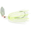 Hag's Baits Hurricane Bladed Jig - 1/2 oz White Chartreuse Silver Blade
