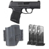 Sig Sauer P365 9MM 3.1" 12Rd Optic Ready Tacpac W/ Holster Black