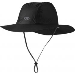Outdoor Research Helium Rain Full Brim Hat, Black, Small/Medium