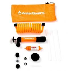 Aquamira WaterBasics Emergency Pump and Filter, Orange