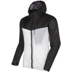 Mammut Convey Hooded Jacket - Men's, Black/Bright White, Extra Large