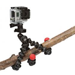 JOBY GorillaPod Action Tripod with Mount for GoPro, Black/Red
