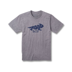 Toad&Co Imbedded Toad Mens Short Sleeve Tee Shirt, Gray Heather, Extra Large Toad&Co Imbedded Toad Mens Short Sleeve Tee Shirt, Gray Heather, Extra Large