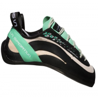 La Sportiva Miura Climbing Shoes - Women's, White/Jade Green, 40, Medium