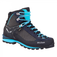 Salewa Crow GTX Mountaineering Boots - Women's, Premium Navy/Ethernal Blue, 9