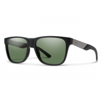 Smith Lowdown Steel Sunglasses, Matte Black Ruthenium Frame, Chromapop Gray Green Lens