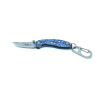 Brighten Blades Believe Keychain Folding Knife, 1.6in, 8Cr13MoV Stainless Steel, Clip Point