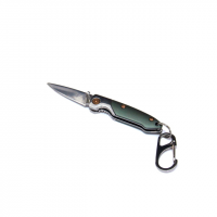 Brighten Blades Day Keychain Not So Heavy Metal Knife, 1.625in, 8Cr13MoV Stainless Steel, Drop Point