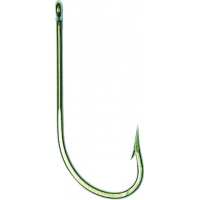 Mustad Classic O'Shaughnessy Hook, Forged, Ringed Eye, Stainless Steel, Size 8/0, 100 per Pack
