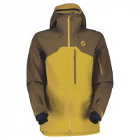 SCOTT Vertic 3L Jacket - Men's, Earth Brown/Mellow Yellow, 2XL