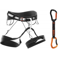 17cm Electron Sport Quickdraw in Orange/Black Bundle with XS Black/White Mosquito Harness