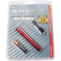 MagLite Solitaire AAA 1-Cell Incandescent Flashlight Red Blister Pack