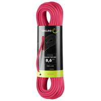 Edelrid 8.6mm Canary Pro Dry Climbing Rope Neon Pink 60m