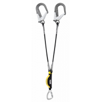 Petzl ABSORBICA-Y 80 MGO double lanyard w/energy absorber Captive Carabiner MGO ANSI 80cm 80cm L64YUM 80