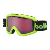 Bolle Nova II Ski/Snowboard GogglesMatte Green Retro FrameVermillon Gun Lens
