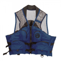 Airhead Deluxe Mesh Top Fishing Vest Navy Large/Extra Large
