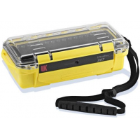 Underwater Kinetics Ultra 207 Case Clear View Lid Pouch Padded Liner Yellow