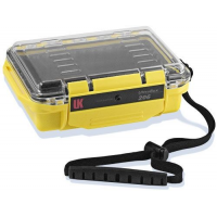 Underwater Kinetics 206 Dry Box 5.5x3.5x2in Interior Clear View Lid w/Pouch Padded Liner - Yellow