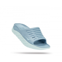 Hoka Ora Recovery Slide Shoes - Women's Blue Fog / Blue Glass 10