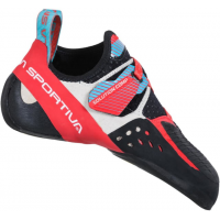La Sportiva Solution Comp Climbing Shoes - Women's Hibiscus/Malibu Blue 36 Medium