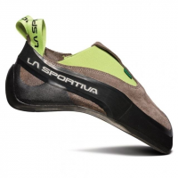La Sportiva Cobra Eco Climbing Shoes - Men's Falcon Brown/Apple Green 38.5 Medium