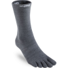 Injinji Liner Crew Nuwool Socks - Men's, Charcoal, Large